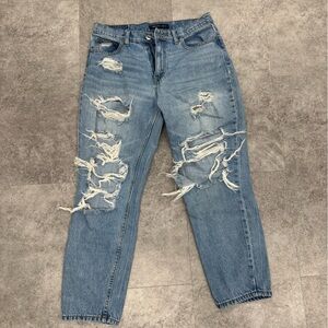 Aeropostale Distressed Mom Jeans